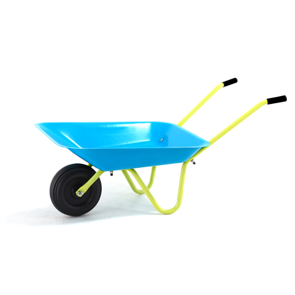 CHILDREN WHEELBARROW HAPPY TURQUOIS